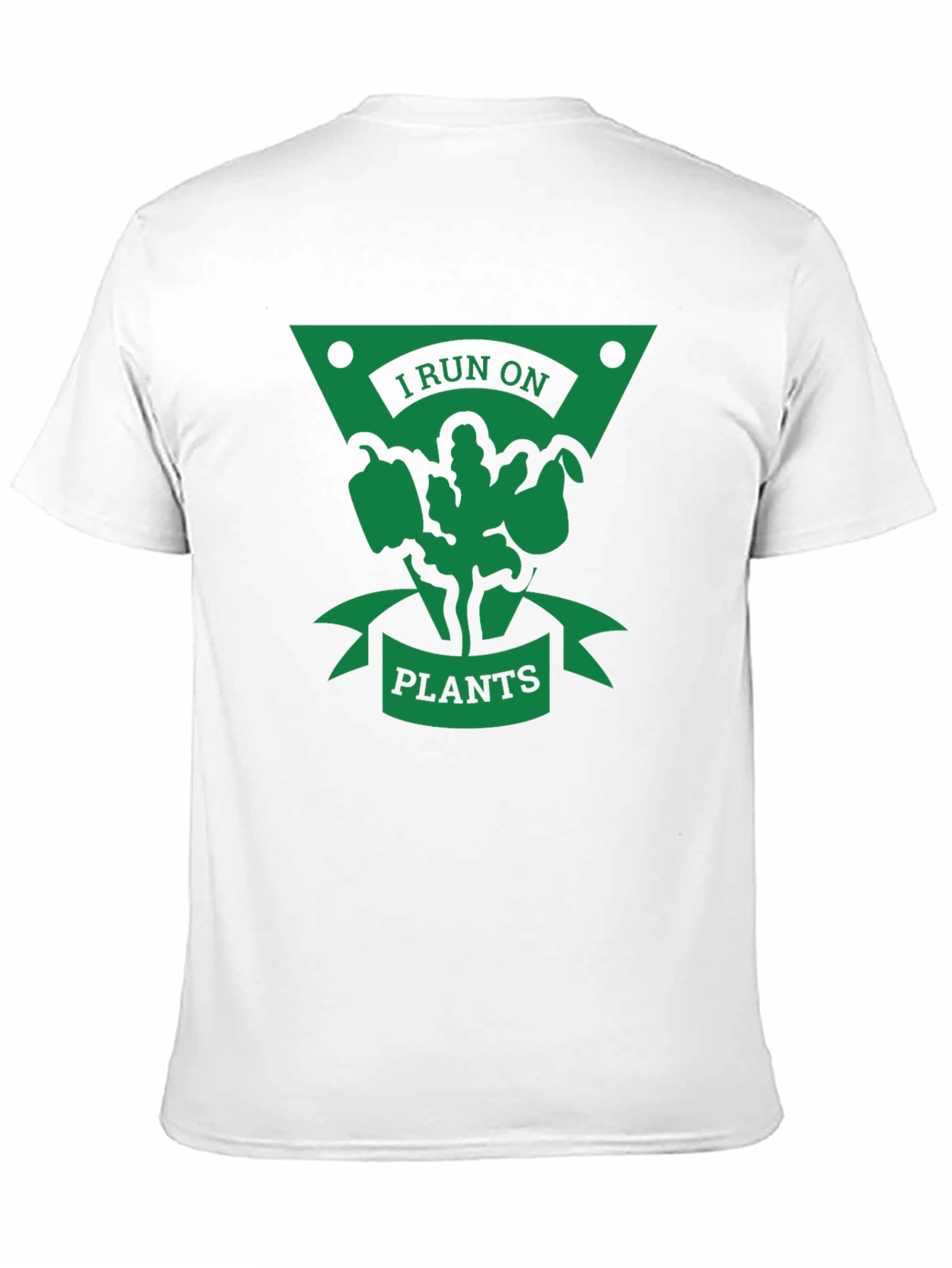 I Run on Plants T-Shirt - Vegan Lifestyle Tee