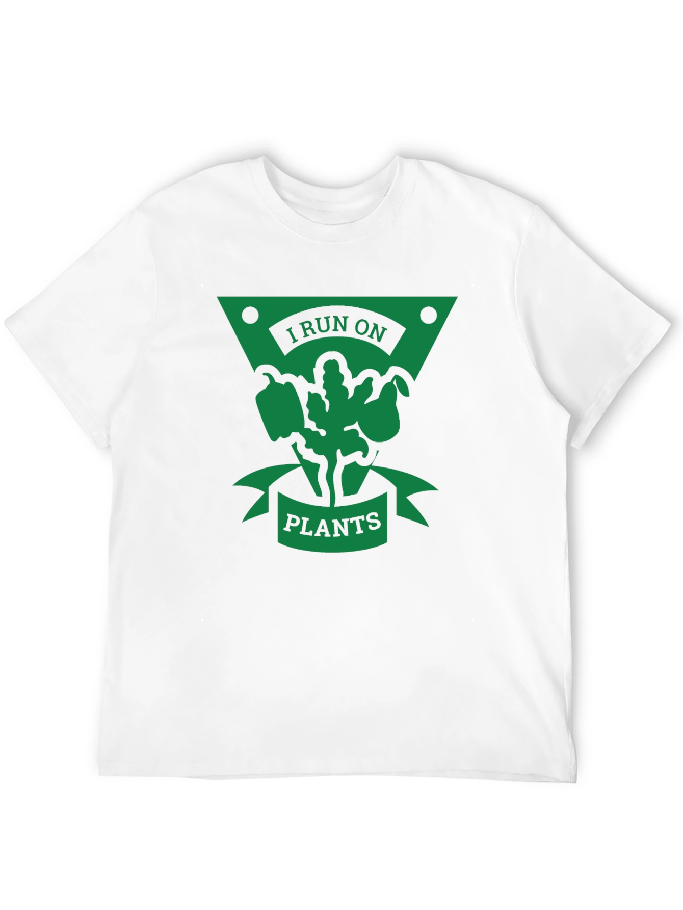 I Run on Plants T-Shirt - Vegan Lifestyle Tee