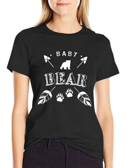 Baby Bear Graphic Tee - Cute Family Matching Shirt