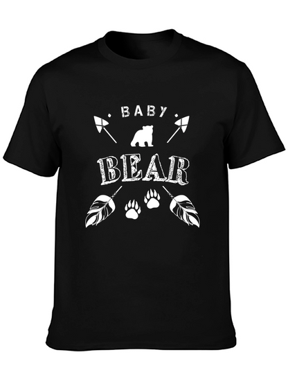 Baby Bear Graphic Tee - Cute Family Matching Shirt