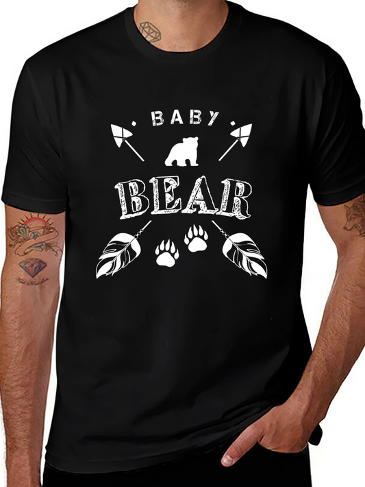 Baby Bear Graphic Tee - Cute Family Matching Shirt