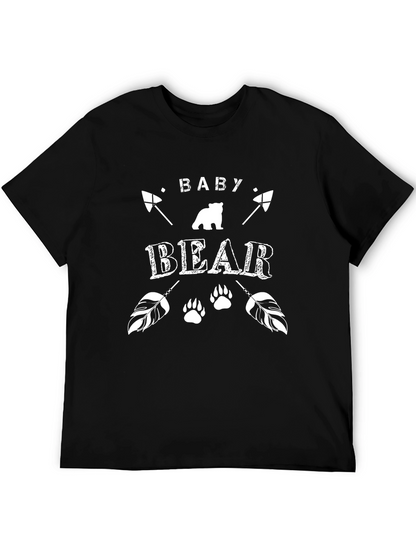 Baby Bear Graphic Tee - Cute Family Matching Shirt