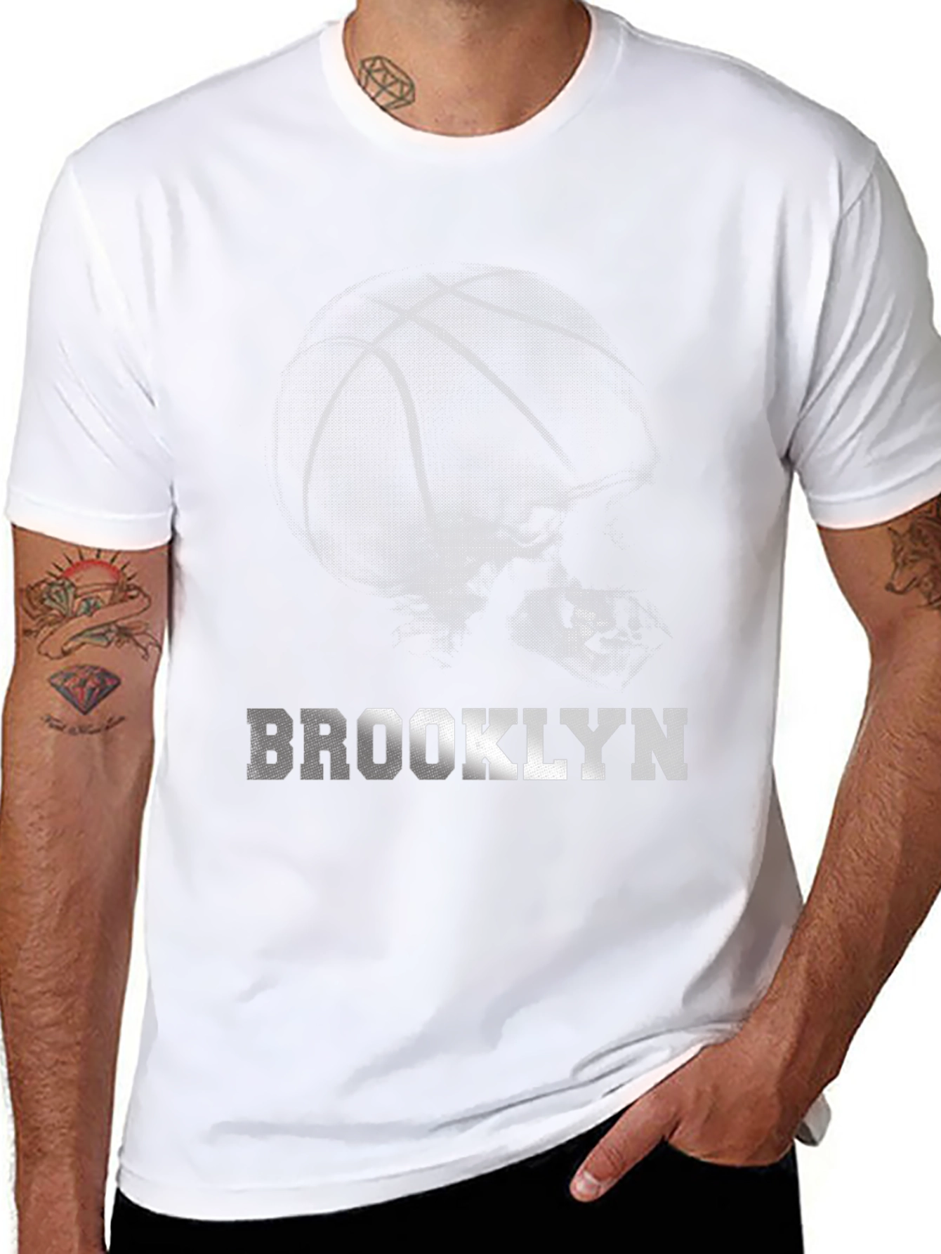 Brooklyn Basketball Graphic Tee - Cool Streetwear