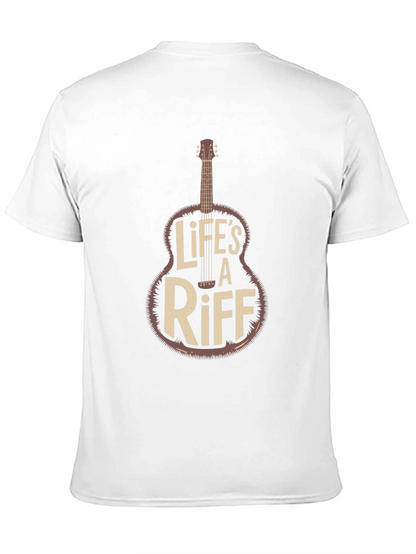 Lifes a Riff Guitar Graphic Tee - Black