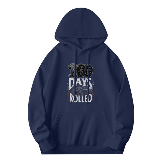 100 Days Rolled Jeep Offroad Lover Hoodie