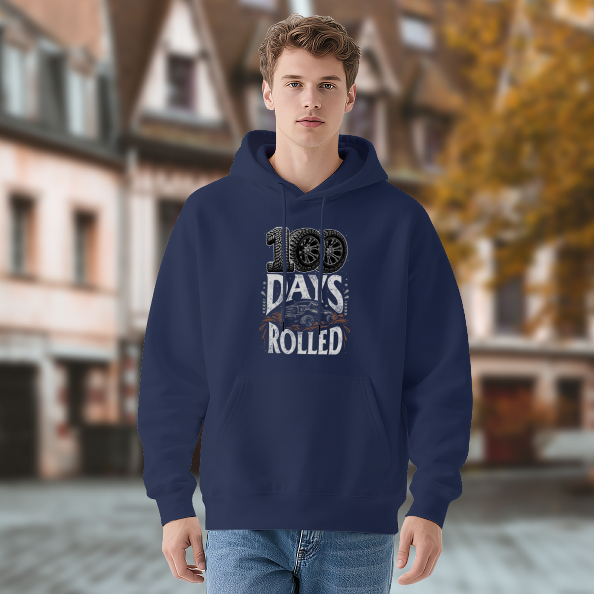100 Days Rolled Jeep Offroad Lover Hoodie