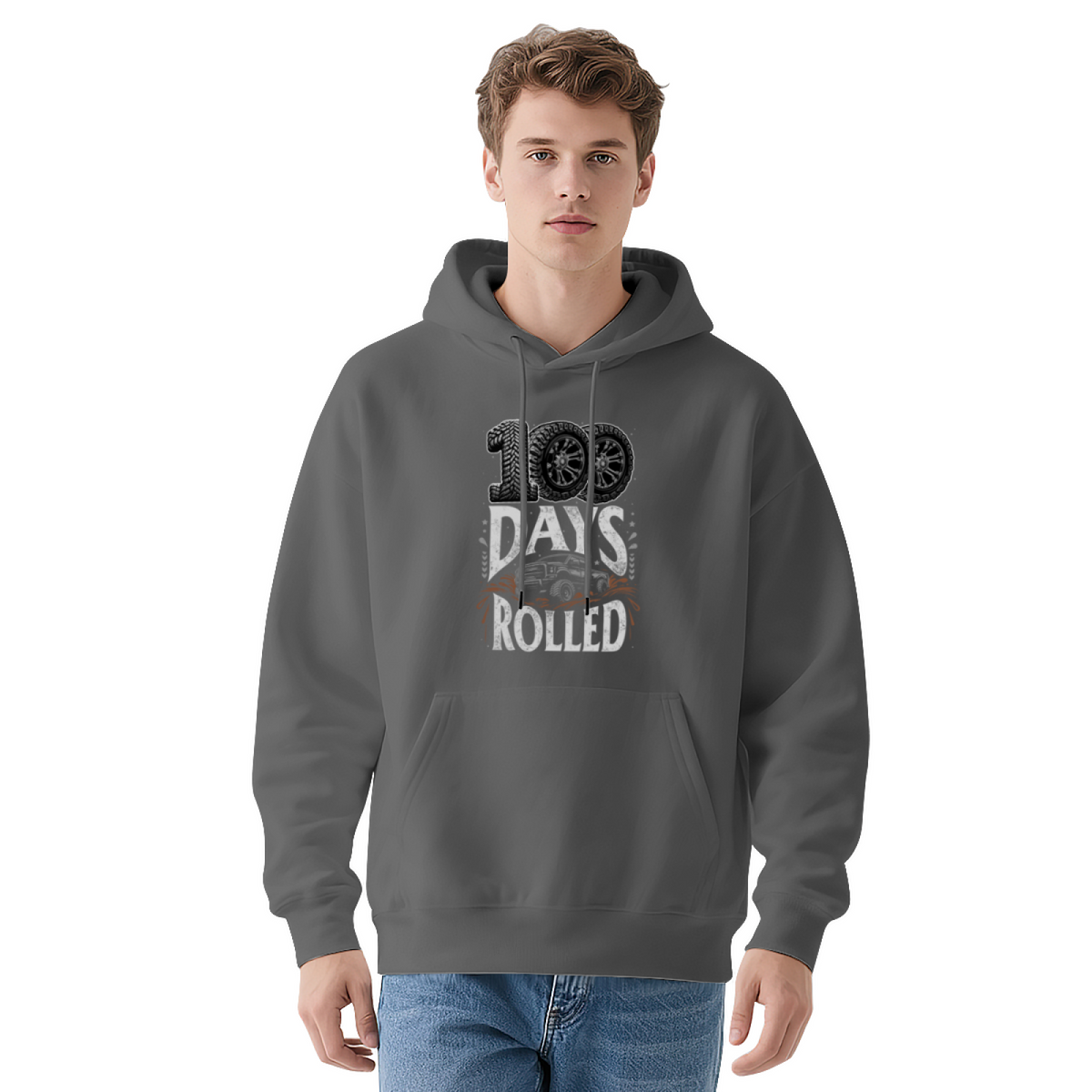 100 Days Rolled Jeep Offroad Lover Hoodie