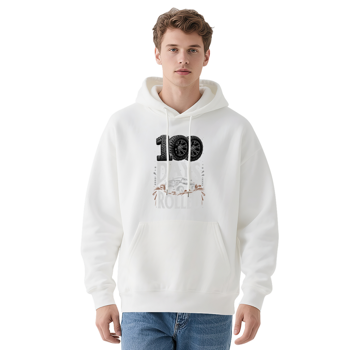 100 Days Rolled Jeep Offroad Lover Hoodie
