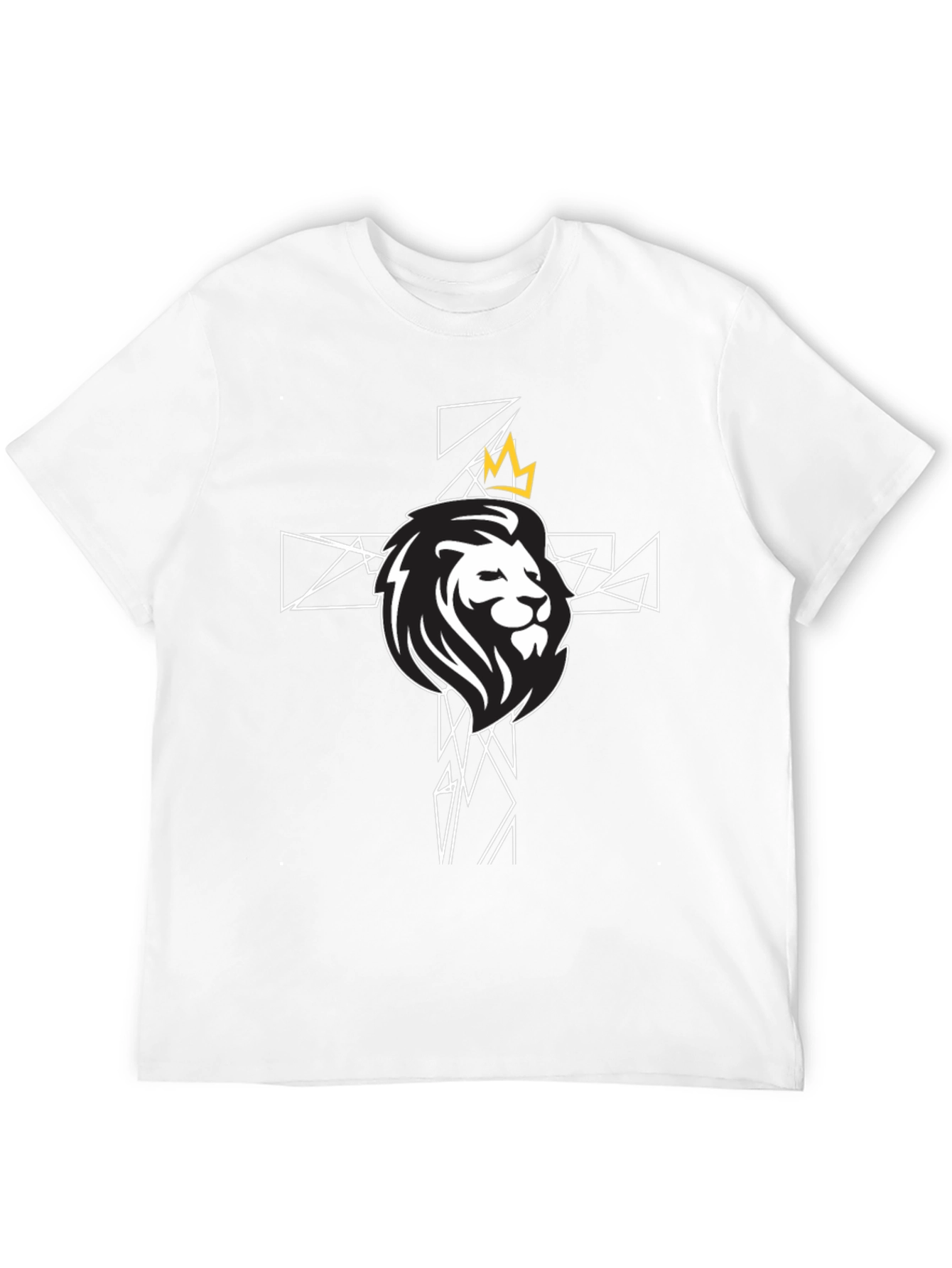 Lion and Crown Graphic Tee - Black T-Shirt