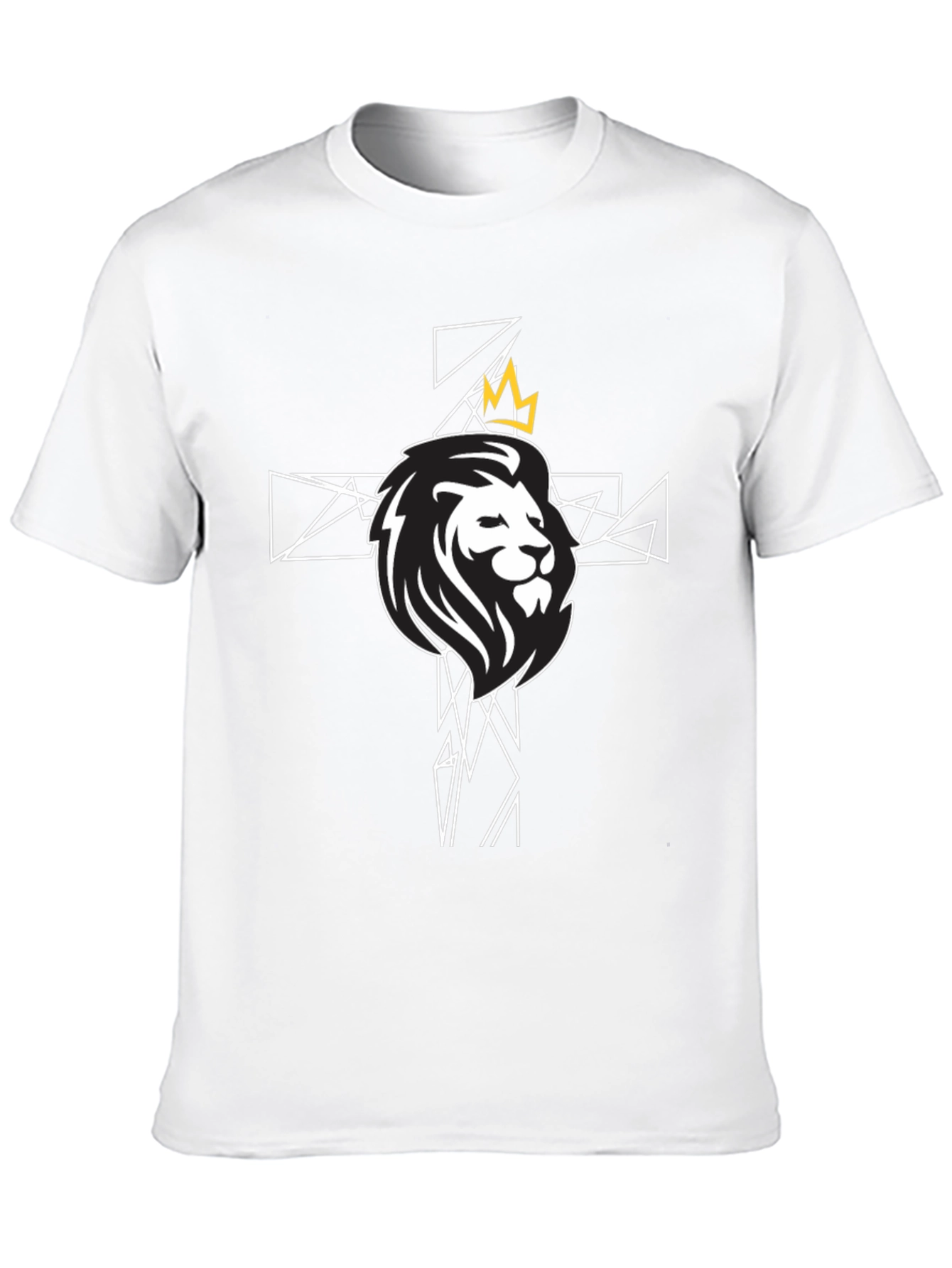 Lion and Crown Graphic Tee - Black T-Shirt