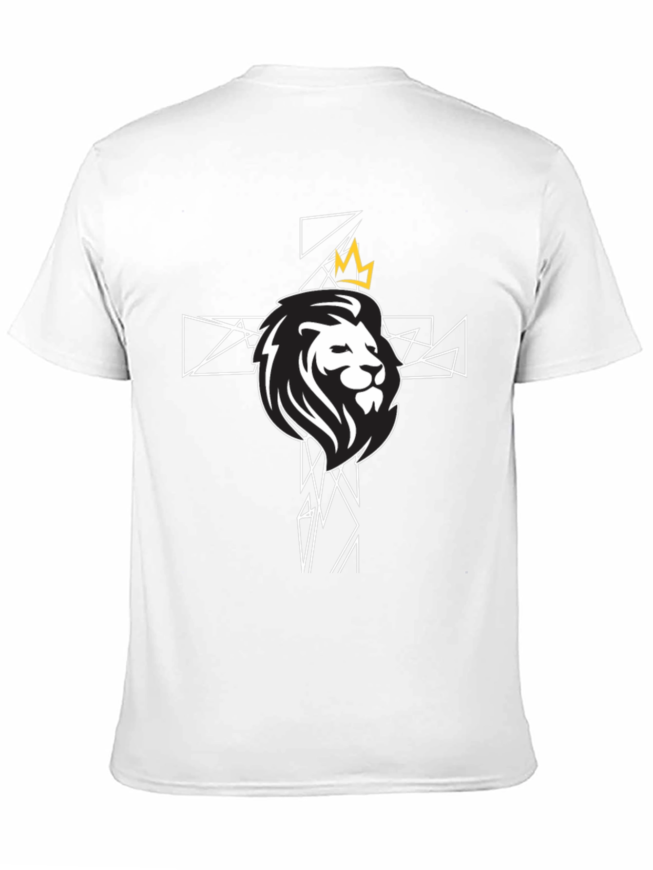 Lion and Crown Graphic Tee - Black T-Shirt