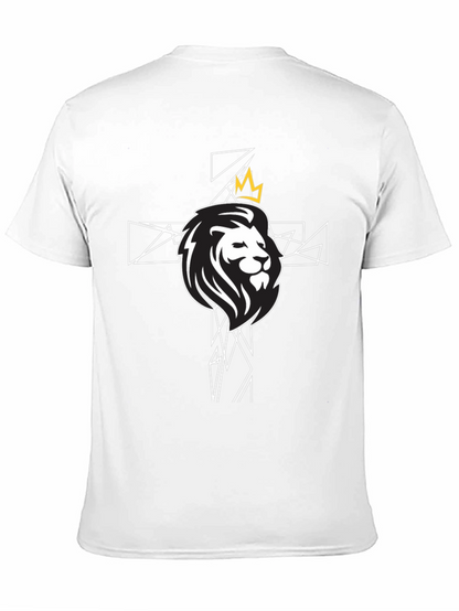 Lion and Crown Graphic Tee - Black T-Shirt