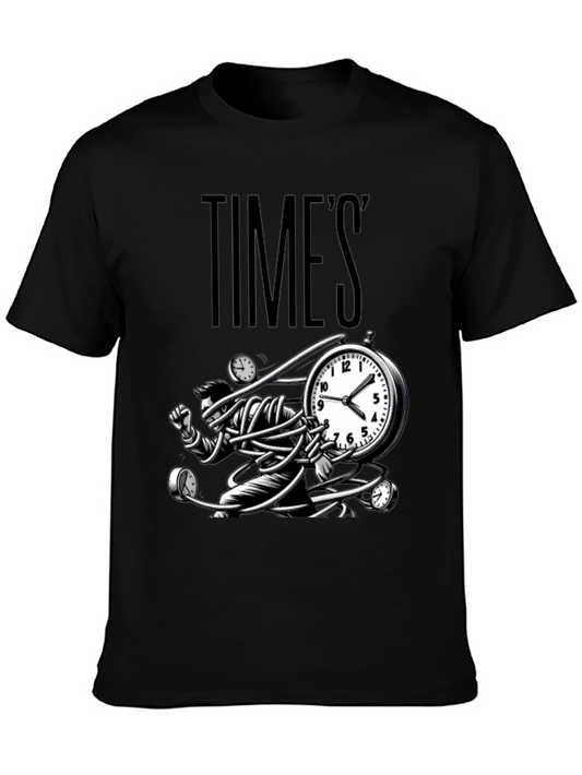 Times Up Graphic T-Shirt - Black
