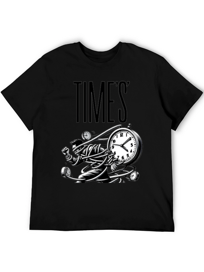 Times Up Graphic T-Shirt - Black