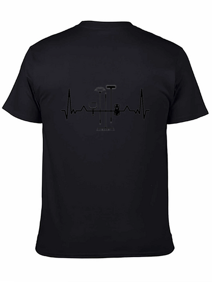Cleaning Life T-Shirt - Heartbeat Pulse Design