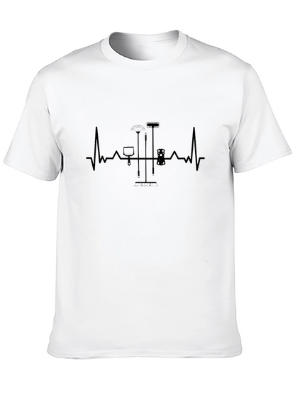 Cleaning Life T-Shirt - Heartbeat Pulse Design