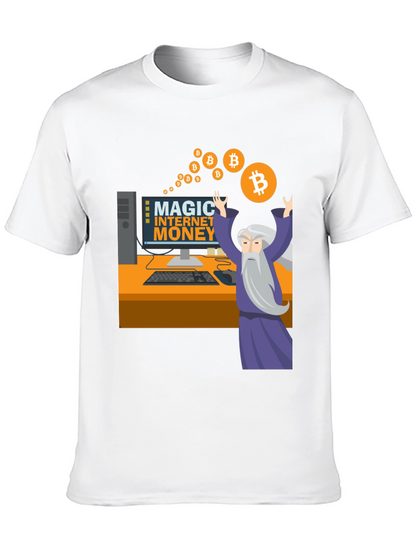 Magic Internet Money Bitcoin Wizard Graphic Tee
