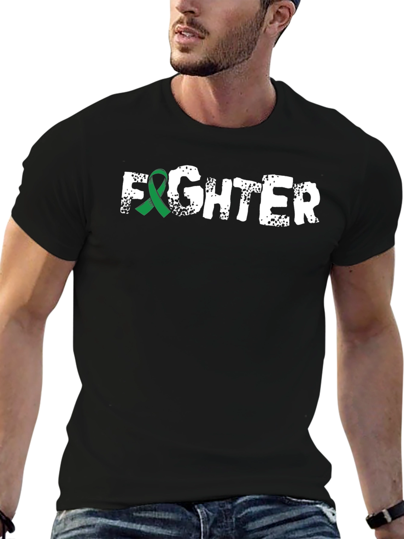 Fighter Ribbon Awareness Graphic Tee