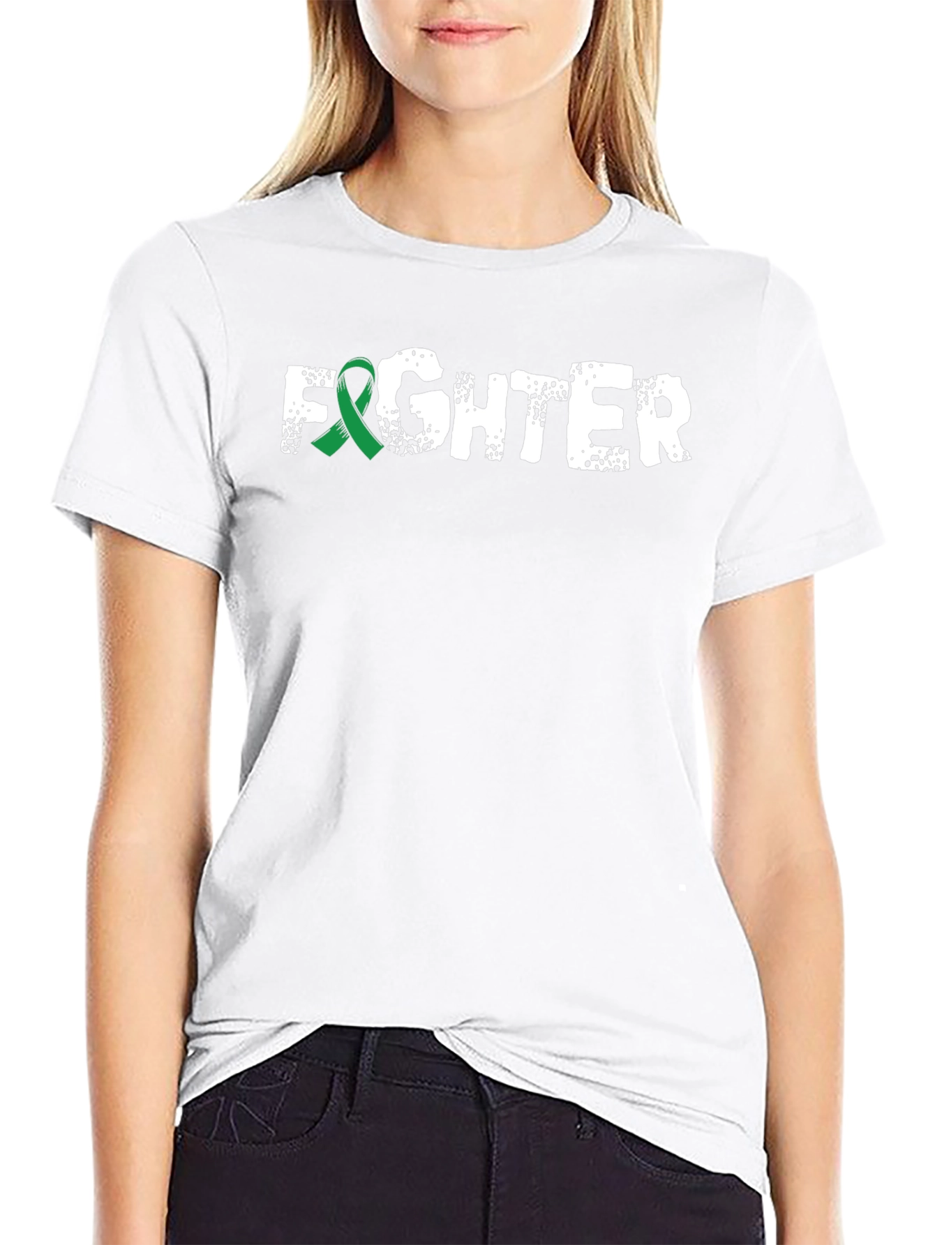 Fighter Ribbon Awareness Graphic Tee