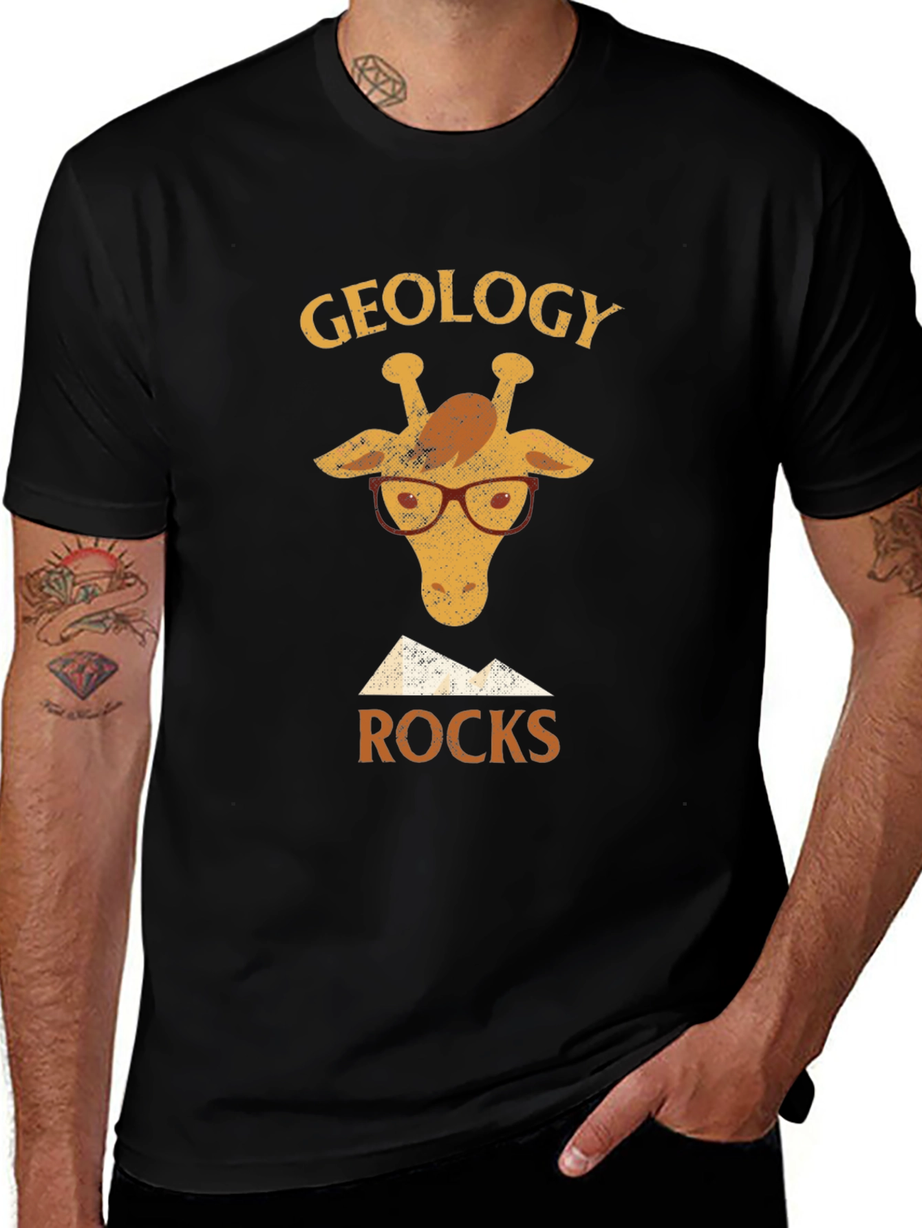 Geology Giraffe T-Shirt - Geology Rocks!