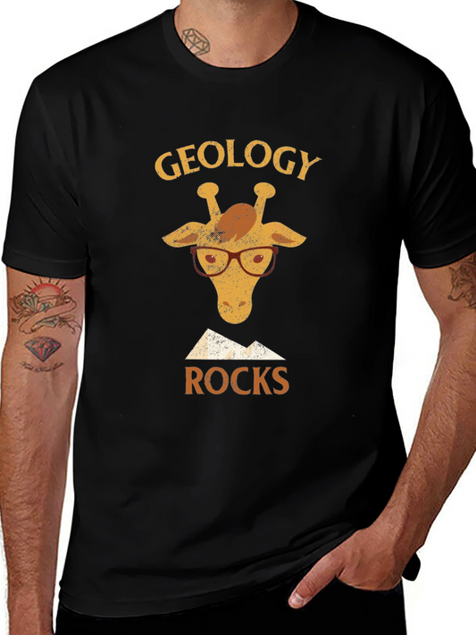 Geology Giraffe T-Shirt - Geology Rocks!