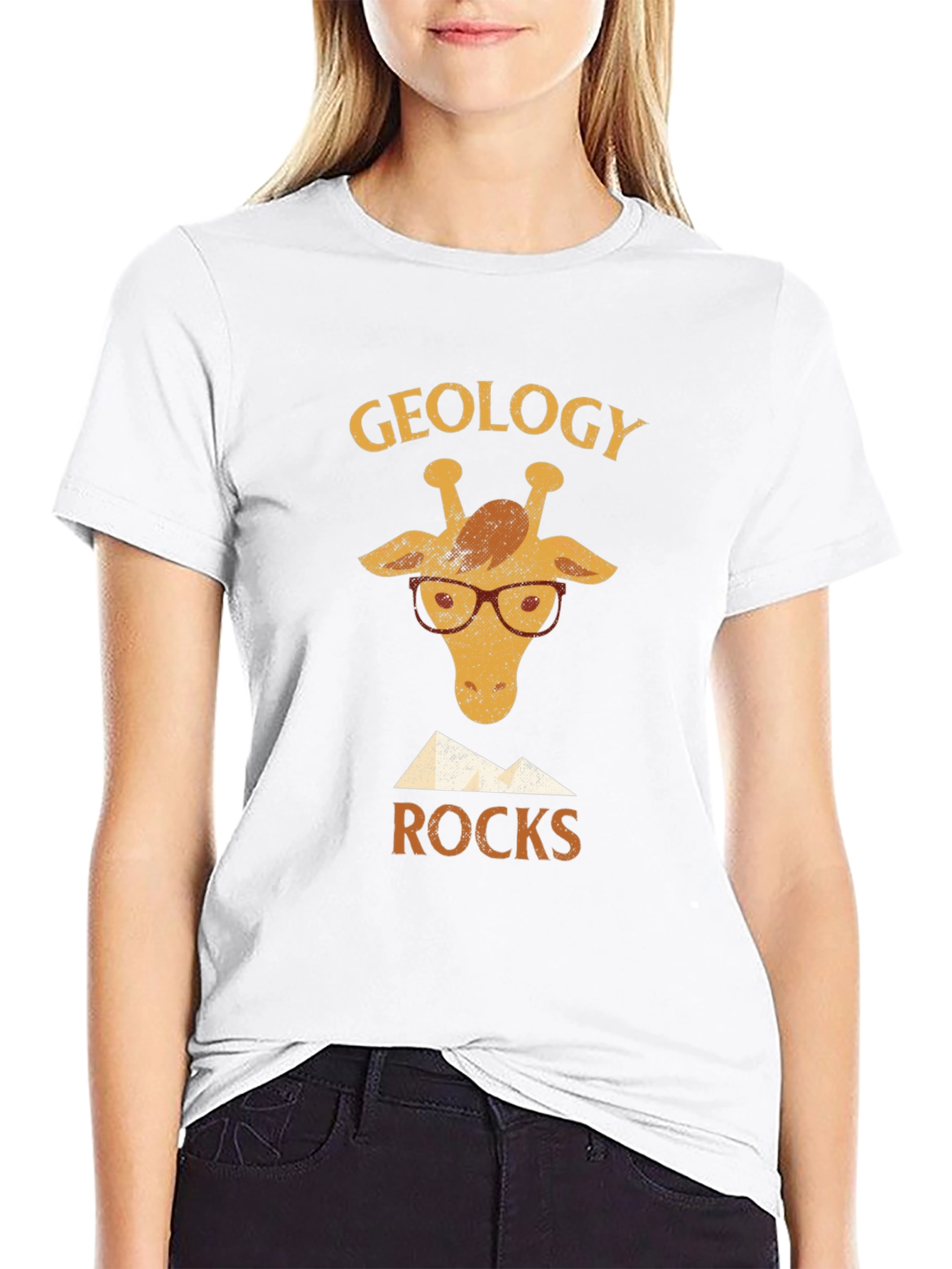 Geology Giraffe T-Shirt - Geology Rocks!