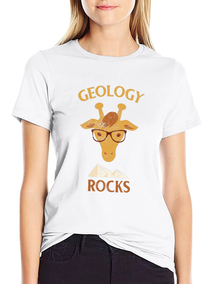 Geology Giraffe T-Shirt - Geology Rocks!