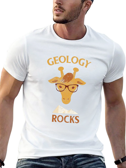 Geology Giraffe T-Shirt - Geology Rocks!