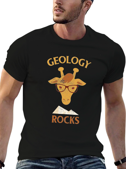 Geology Giraffe T-Shirt - Geology Rocks!