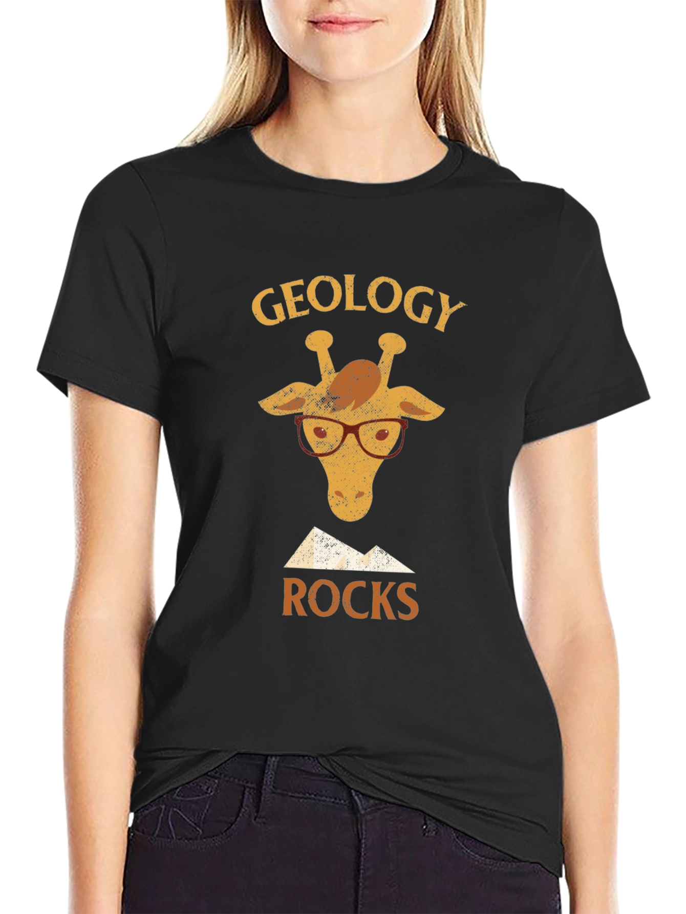 Geology Giraffe T-Shirt - Geology Rocks!