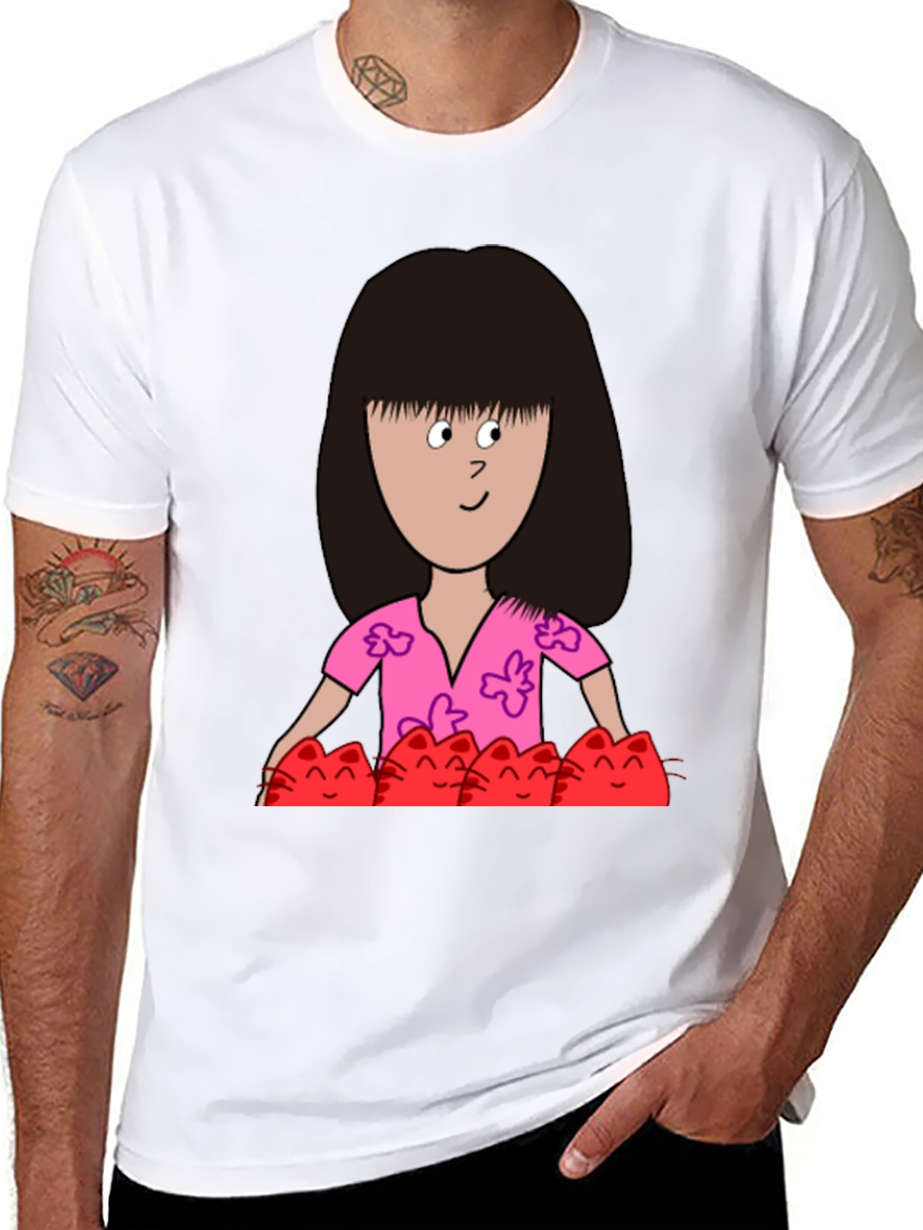 Cartoon Graphic T-Shirt