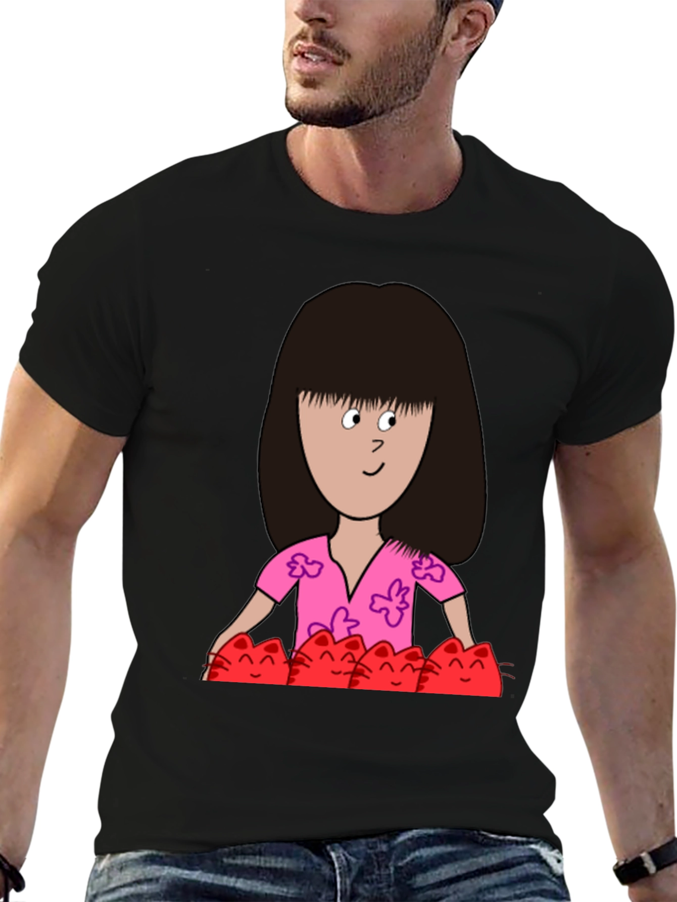 Cartoon Graphic T-Shirt