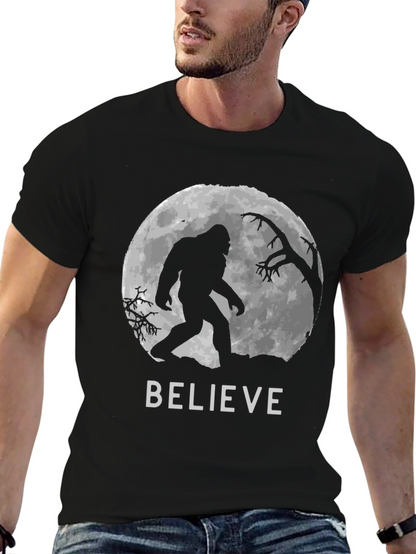Believe Bigfoot T-Shirt - Cryptozoology Tee