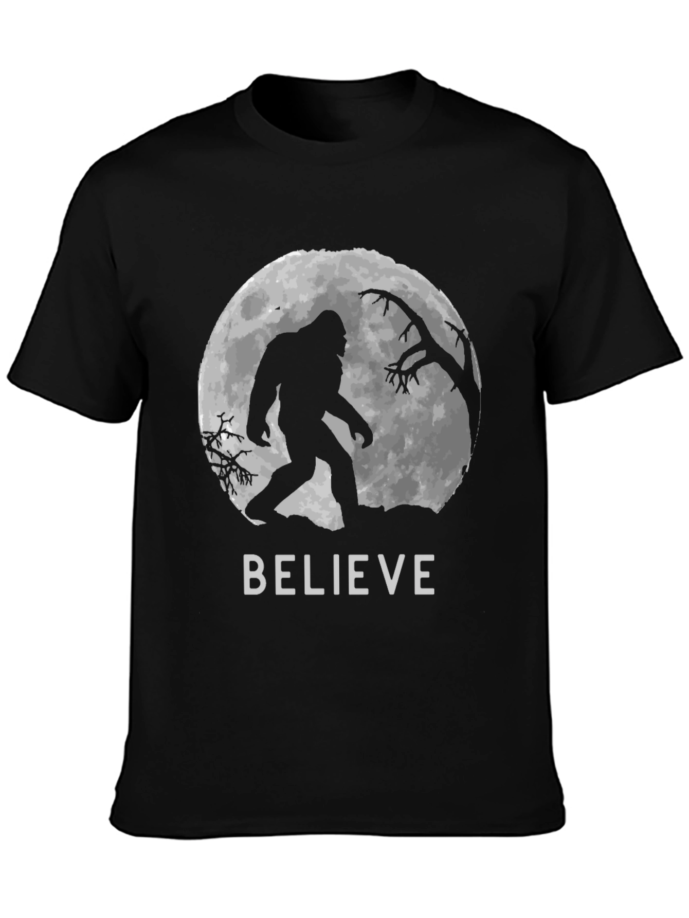 Believe Bigfoot T-Shirt - Cryptozoology Tee