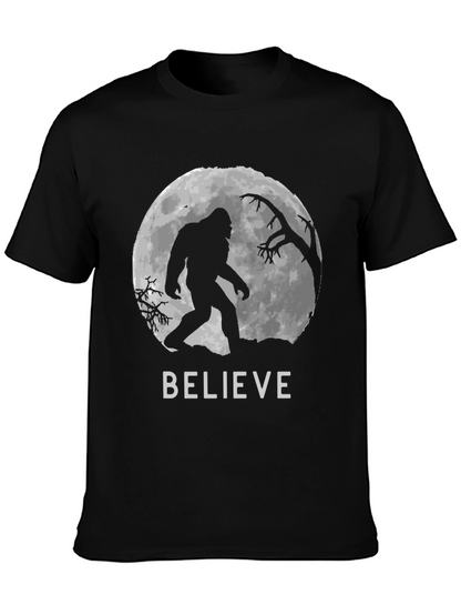 Believe Bigfoot T-Shirt - Cryptozoology Tee