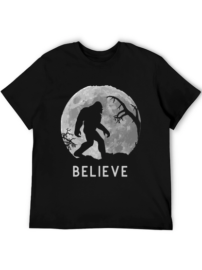 Believe Bigfoot T-Shirt - Cryptozoology Tee