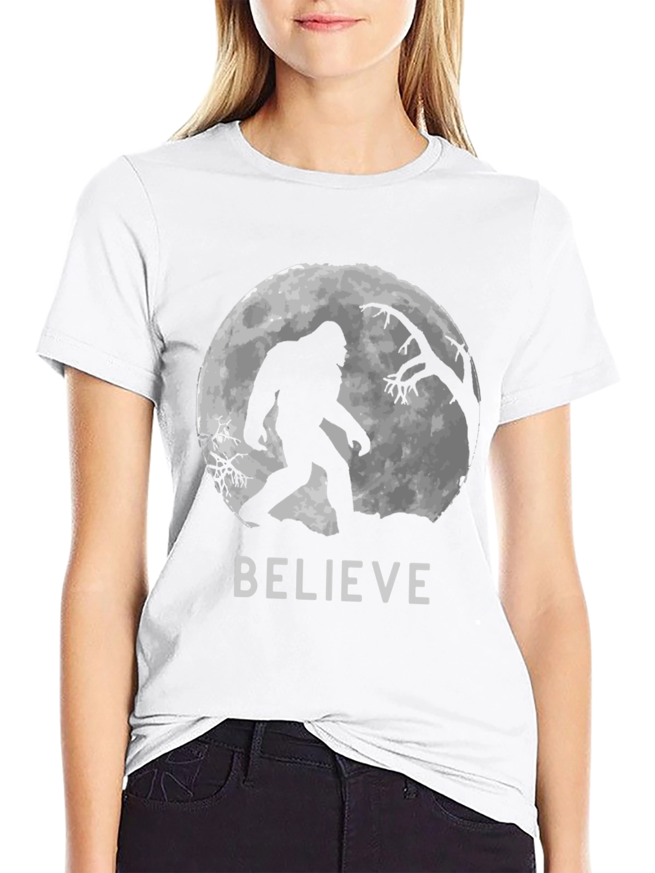 Believe Bigfoot T-Shirt - Cryptozoology Tee