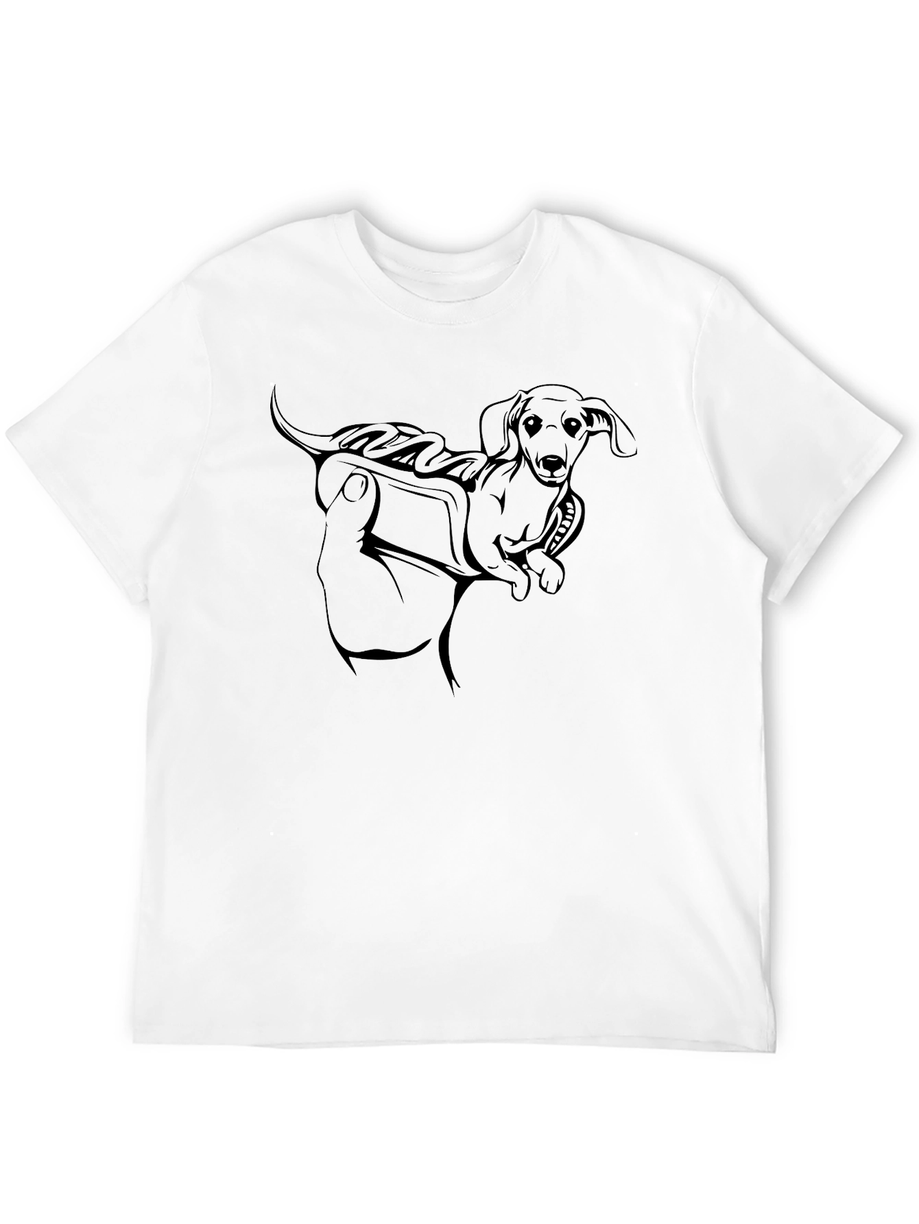 Dachshund Hot Dog Graphic Tee - Unisex