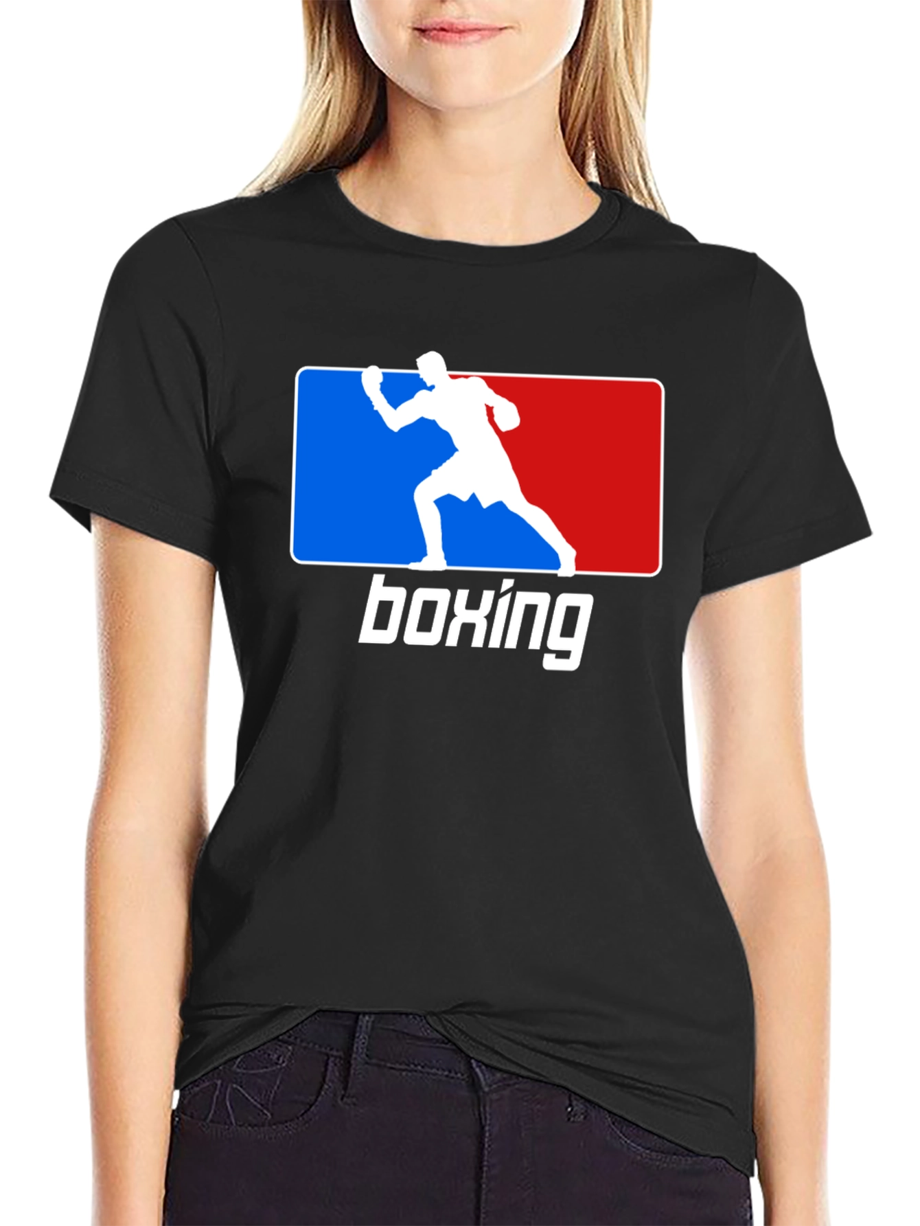 Boxing Graphic T-Shirt - Black