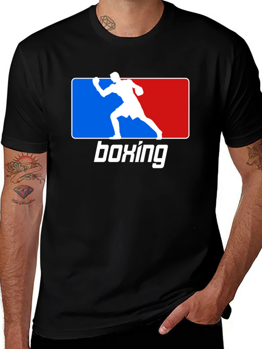 Boxing Graphic T-Shirt - Black