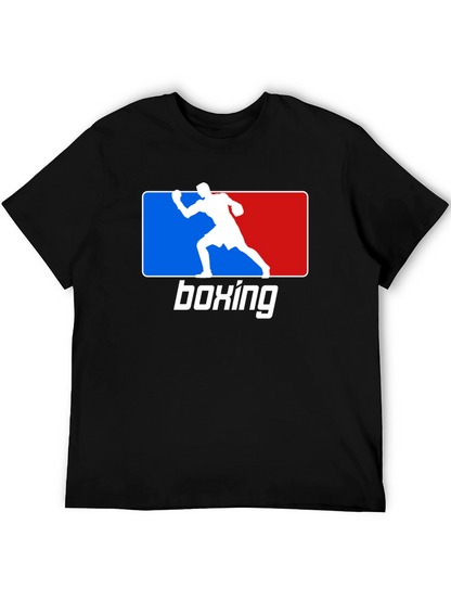 Boxing Graphic T-Shirt - Black