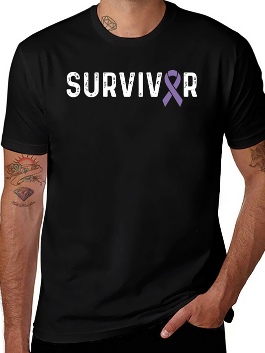 Survivor Ribbon Graphic T-Shirt