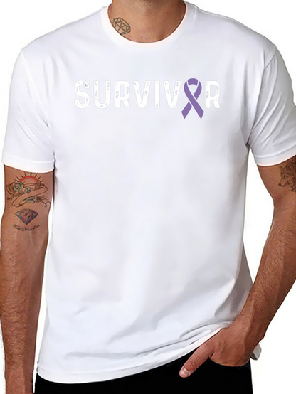 Survivor Ribbon Graphic T-Shirt