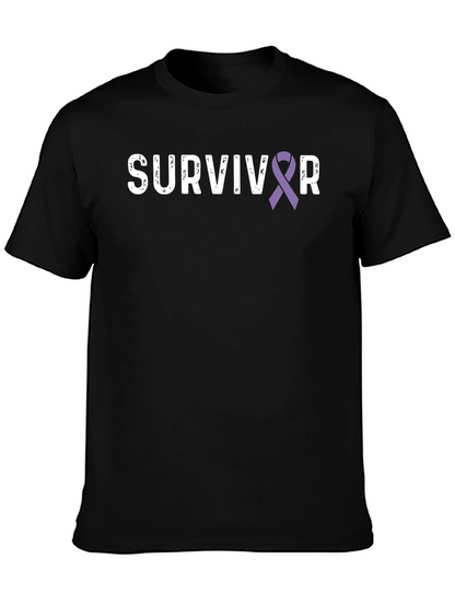 Survivor Ribbon Graphic T-Shirt