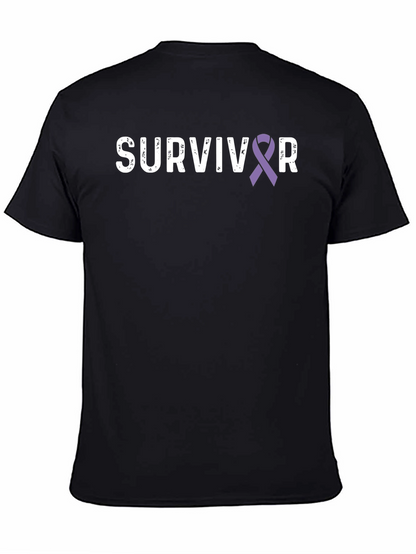 Survivor Ribbon Graphic T-Shirt