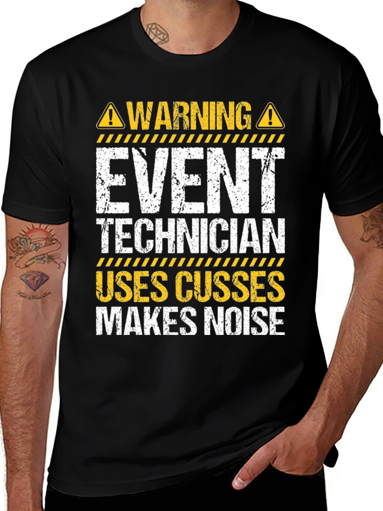 Event Technician Warning T-Shirt