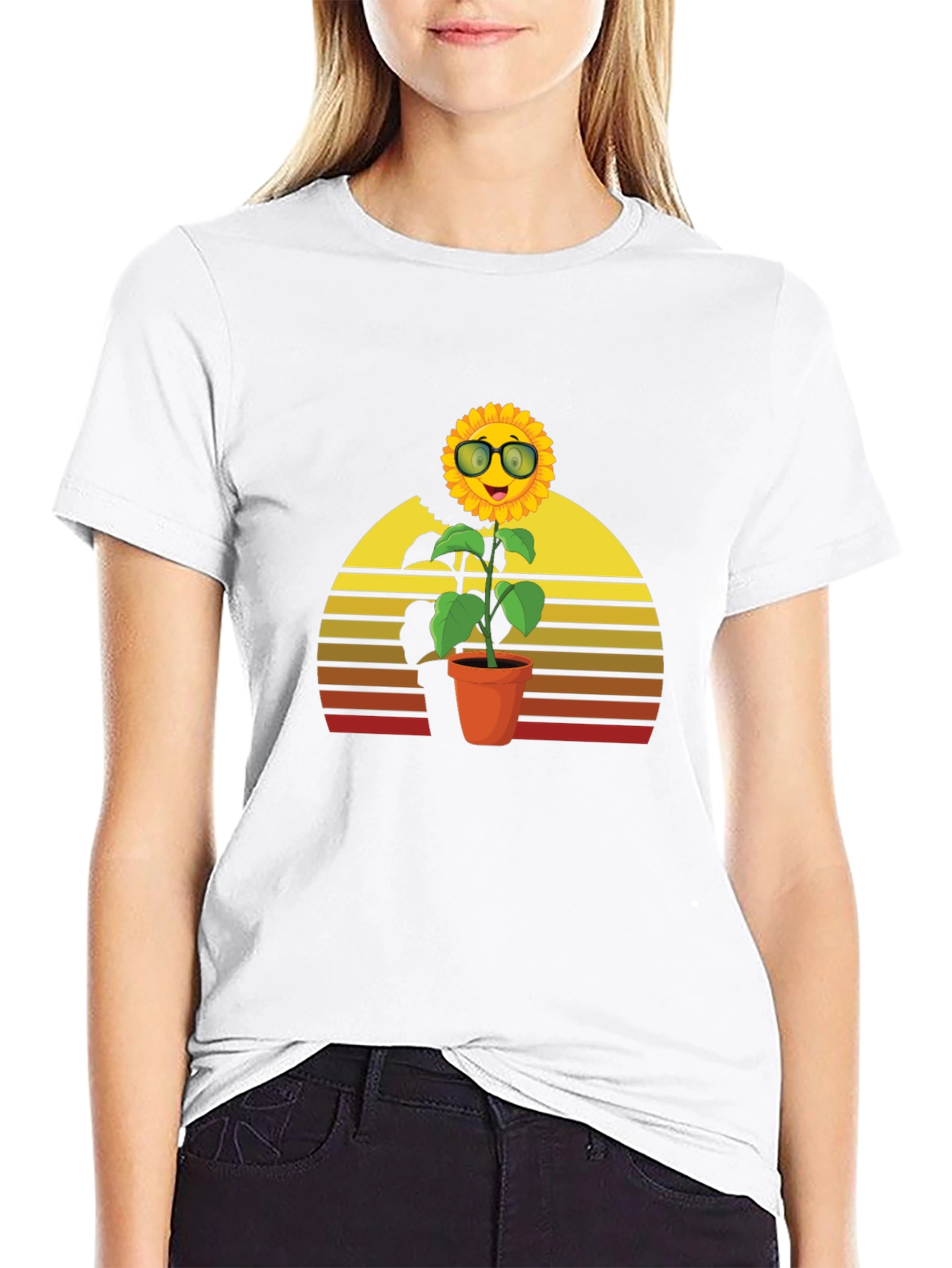 Sunflower Graphic T-Shirt