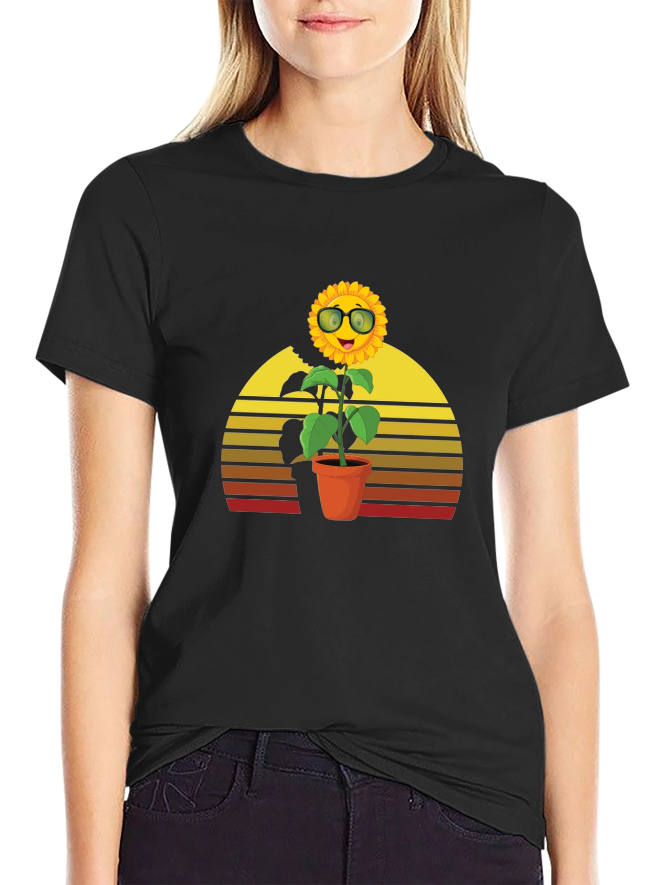 Sunflower Graphic T-Shirt