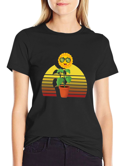 Sunflower Graphic T-Shirt