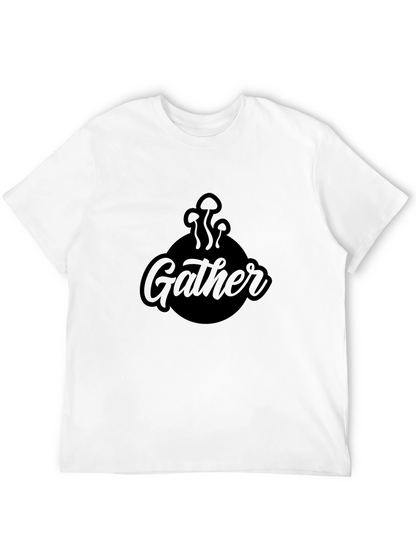 Gather Mushroom Graphic Tee - Black